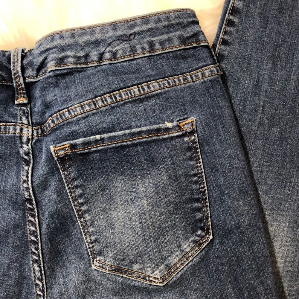 Old Navy Rockstar Mid Rise Jeans Kirrie Blue 10R - Picture 11 of 16
